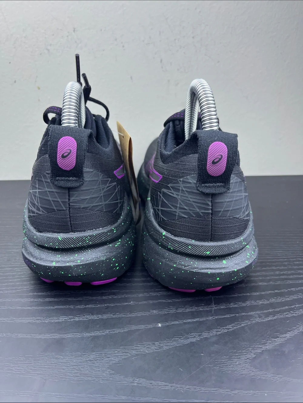 ASICS Gel-Kayano 31 Lite-Show Women's Sz 6.5 Black Purple Running Shoes NWB